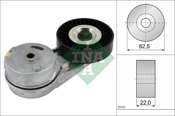 INA 534 0124 30 - Ремъчен обтегач, пистов ремък vvparts.bg