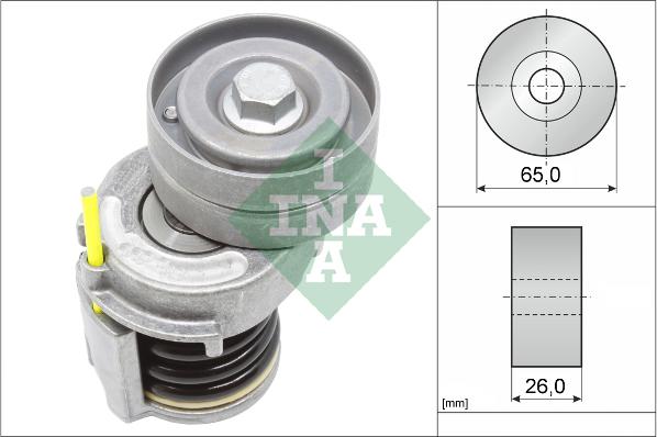 INA 534 0346 10 - Ремъчен обтегач, пистов ремък vvparts.bg