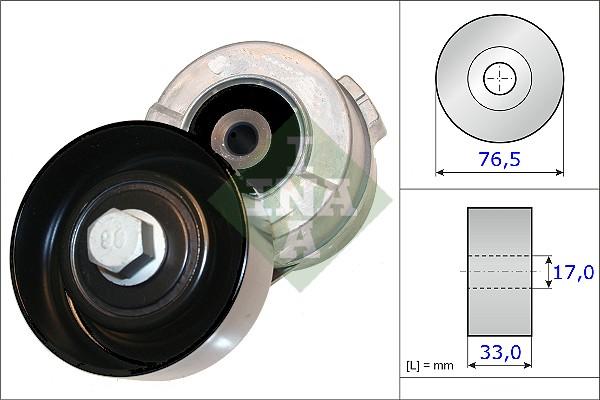 INA 534 0341 10 - Ремъчен обтегач, пистов ремък vvparts.bg