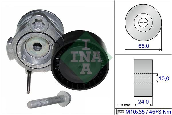 INA 534 0353 10 - Ремъчен обтегач, пистов ремък vvparts.bg