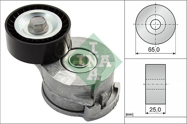 INA 534 0369 10 - Ремъчен обтегач, пистов ремък vvparts.bg