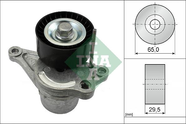 INA 534 0281 10 - Ремъчен обтегач, пистов ремък vvparts.bg