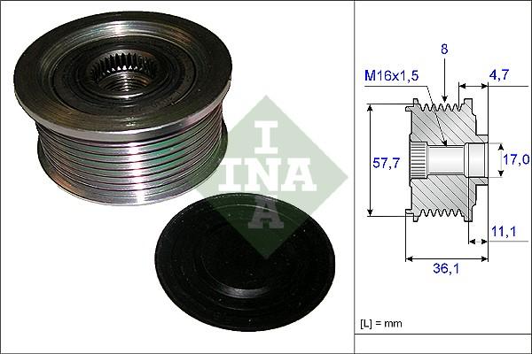 INA 535 0099 10 - Ремъчна шайба, генератор vvparts.bg