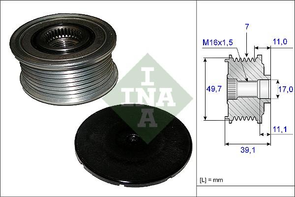 INA 535 0084 10 - Ремъчна шайба, генератор vvparts.bg