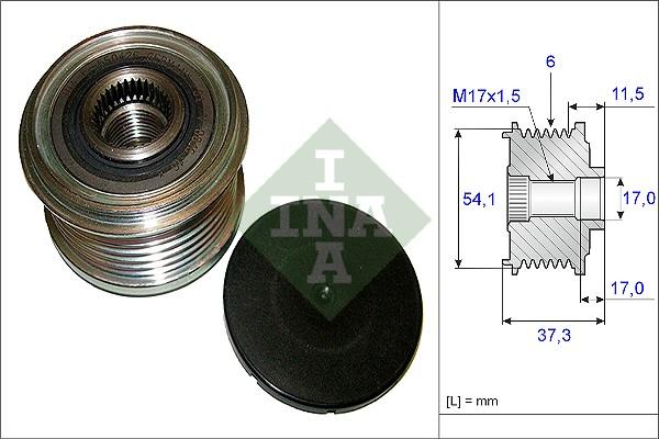 INA 535 0149 10 - Ремъчна шайба, генератор vvparts.bg