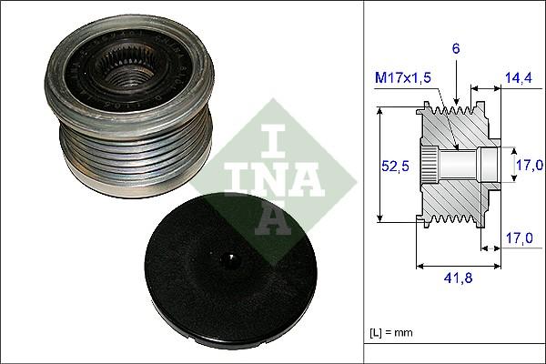 INA 535 0147 10 - Ремъчна шайба, генератор vvparts.bg