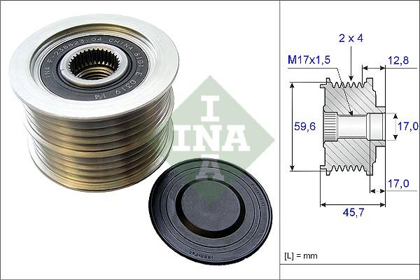 INA 535 0150 10 - Ремъчна шайба, генератор vvparts.bg