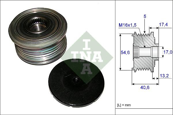 INA 535 0109 10 - Ремъчна шайба, генератор vvparts.bg