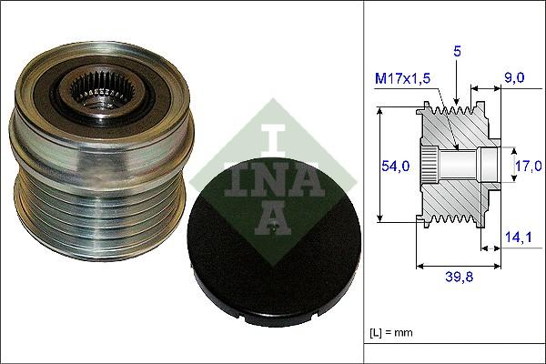 INA 535 0171 10 - Ремъчна шайба, генератор vvparts.bg