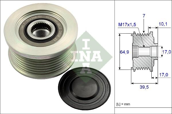 INA 535 0177 10 - Ремъчна шайба, генератор vvparts.bg