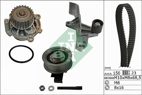 INA 530 0546 31 - Водна помпа+ к-кт ангренажен ремък vvparts.bg