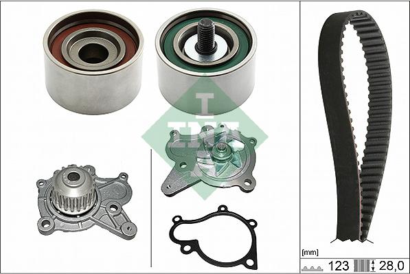 INA 530 0502 31 - Водна помпа+ к-кт ангренажен ремък vvparts.bg