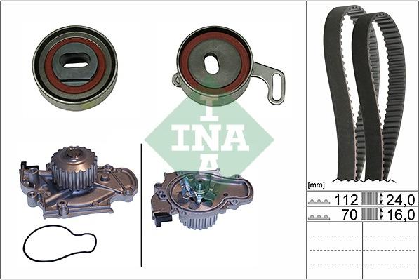 INA 530 0514 30 - Водна помпа+ к-кт ангренажен ремък vvparts.bg