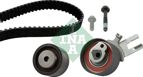 INA 530 0582 10 - Комплект ангренажен ремък vvparts.bg