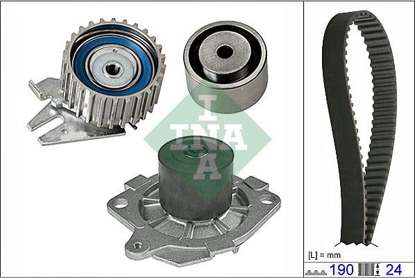 INA 530 0620 30 - Водна помпа+ к-кт ангренажен ремък vvparts.bg