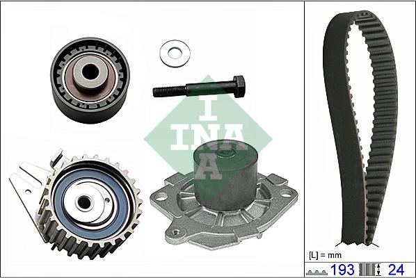 INA 530 0623 30 - Водна помпа+ к-кт ангренажен ремък vvparts.bg