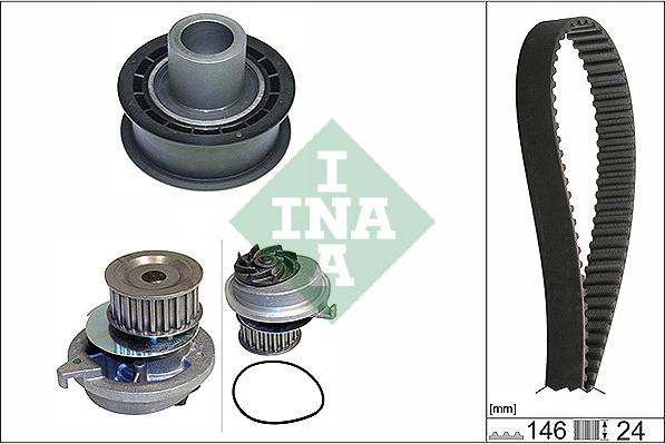 INA 530 0020 30 - Водна помпа+ к-кт ангренажен ремък vvparts.bg