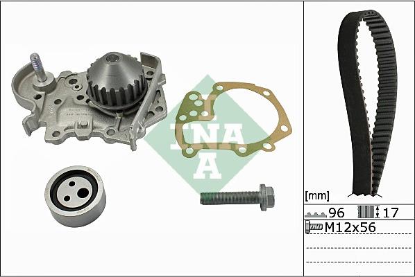 INA 530 0191 31 - Водна помпа+ к-кт ангренажен ремък vvparts.bg