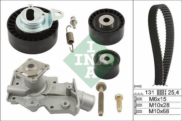 INA 530 0102 30 - Водна помпа+ к-кт ангренажен ремък vvparts.bg