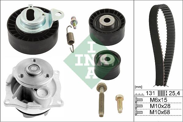 INA 530 0102 31 - Водна помпа+ к-кт ангренажен ремък vvparts.bg