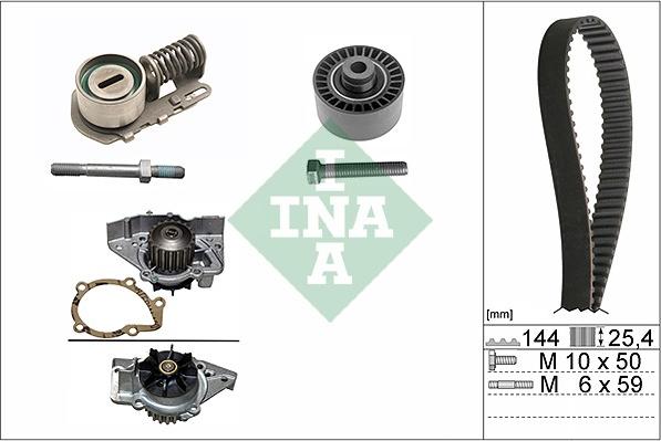 INA 530 0115 30 - Водна помпа+ к-кт ангренажен ремък vvparts.bg