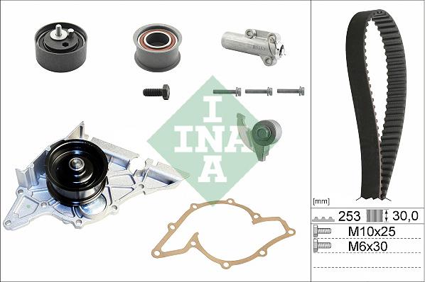 INA 530 0179 33 - Водна помпа+ к-кт ангренажен ремък vvparts.bg