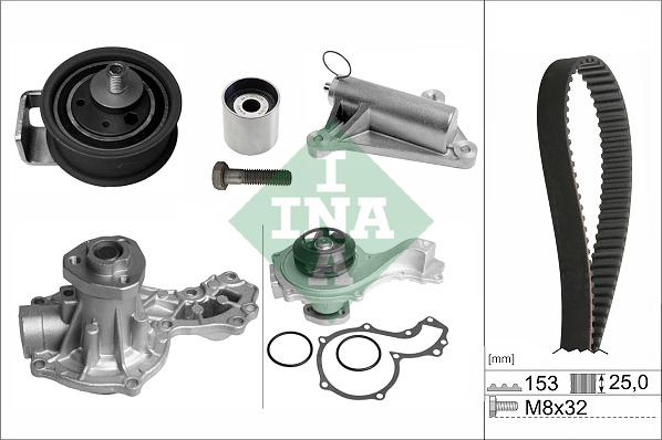 INA 530 0359 30 - Водна помпа+ к-кт ангренажен ремък vvparts.bg