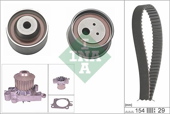 INA 530 0307 30 - Водна помпа+ к-кт ангренажен ремък vvparts.bg