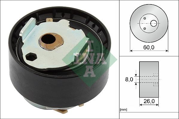 INA 531 0919 10 - Обтяжна ролка, ангренаж vvparts.bg