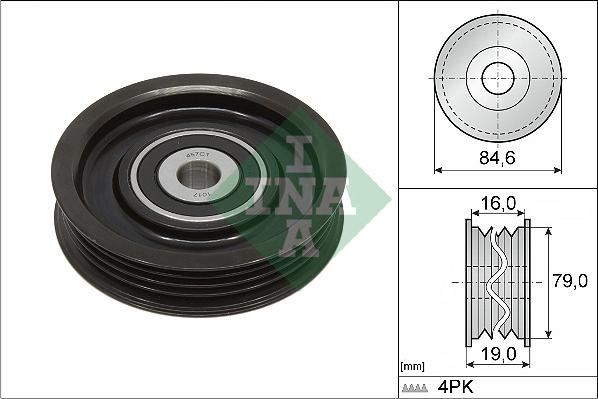 INA 531 0931 10 - Паразитна / водеща ролка, пистов ремък vvparts.bg