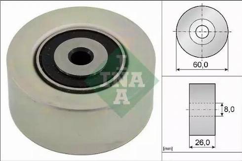 INA 531 0467 10 - Паразитна / водеща ролка, пистов ремък vvparts.bg