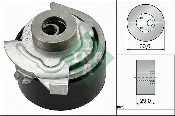 INA 531 0627 30 - Обтяжна ролка, ангренаж vvparts.bg