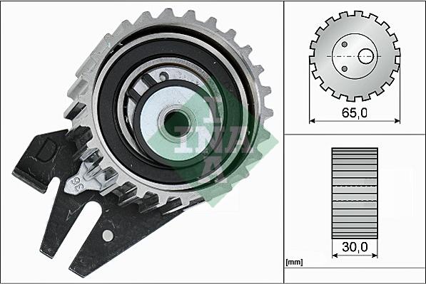 INA 531 0844 10 - Обтяжна ролка, ангренаж vvparts.bg