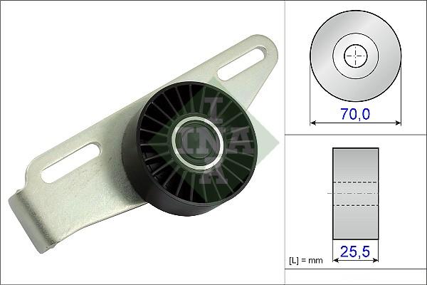 INA 531 0868 10 - Паразитна / водеща ролка, пистов ремък vvparts.bg