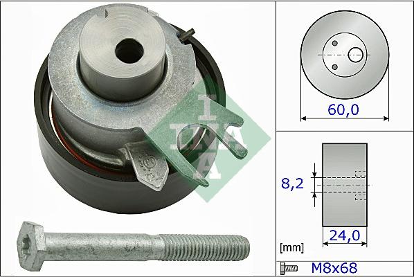 INA 531 0317 10 - Обтяжна ролка, ангренаж vvparts.bg