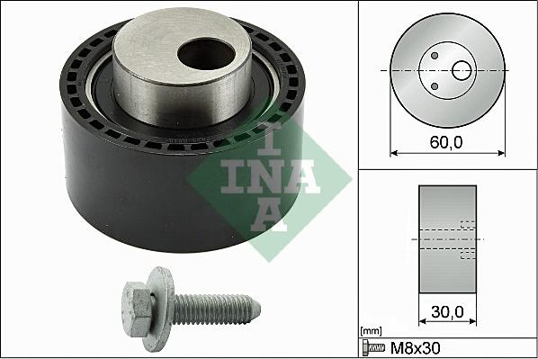 INA 531 0264 10 - Обтяжна ролка, ангренаж vvparts.bg