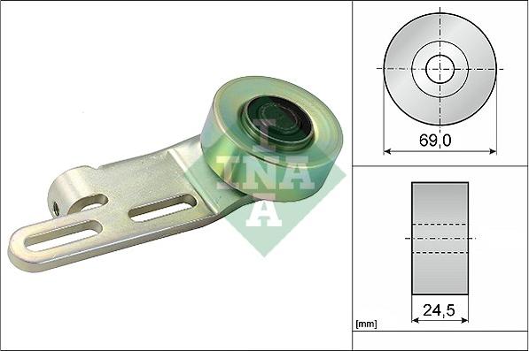 INA 531 0239 10 - Паразитна / водеща ролка, пистов ремък vvparts.bg