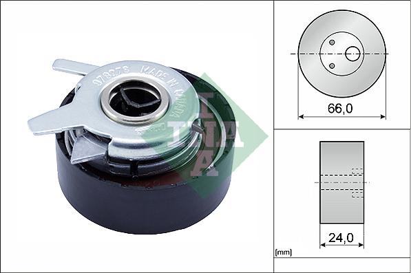 INA 531 0276 30 - Обтяжна ролка, ангренаж vvparts.bg