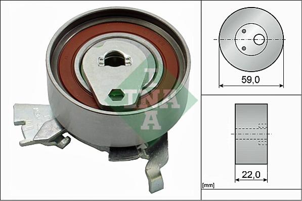 INA 531 0273 30 - Обтяжна ролка, ангренаж vvparts.bg