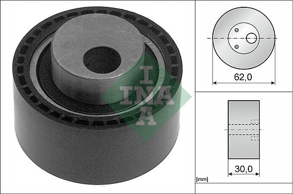 INA 531 0769 10 - Обтяжна ролка, ангренаж vvparts.bg