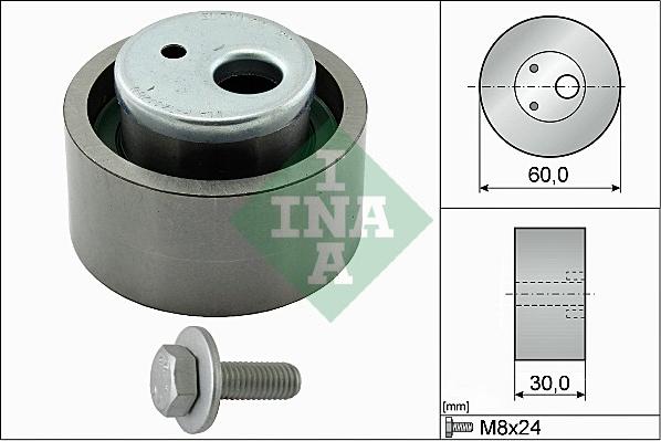 INA 531 0780 10 - Обтяжна ролка, ангренаж vvparts.bg