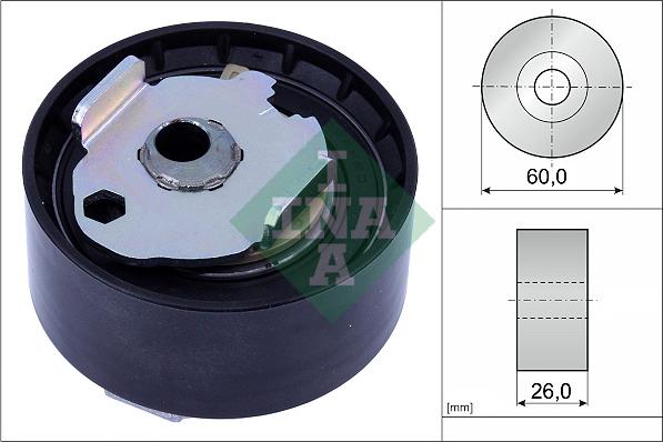 INA 531 1024 10 - Обтяжна ролка, ангренаж vvparts.bg