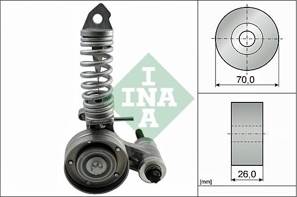 INA 533 0085 30 - Ремъчен обтегач, пистов ремък vvparts.bg