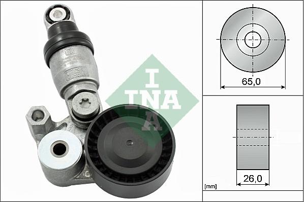 INA 533 0129 10 - Ремъчен обтегач, пистов ремък vvparts.bg