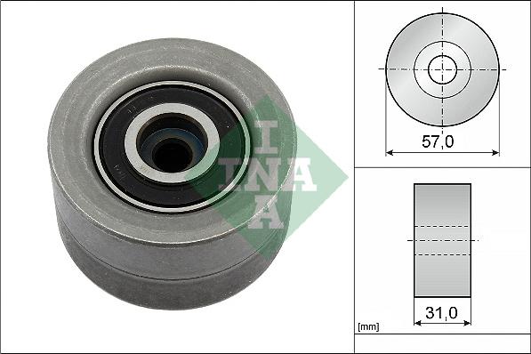 INA 532 0992 10 - Паразитна / водеща ролка, зъбен ремък vvparts.bg