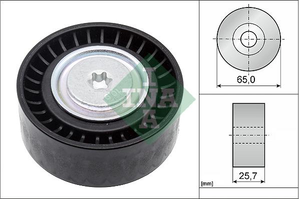 INA 532 0907 10 - Паразитна / водеща ролка, пистов ремък vvparts.bg