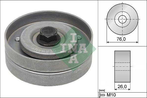 INA 532 0402 30 - Паразитна / водеща ролка, пистов ремък vvparts.bg