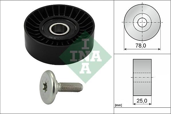 INA 532 0439 10 - Паразитна / водеща ролка, пистов ремък vvparts.bg