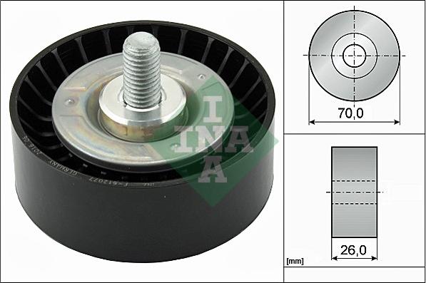 INA 532 0475 10 - Паразитна / водеща ролка, пистов ремък vvparts.bg