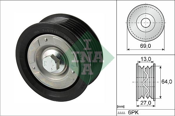 INA 532 0477 10 - Паразитна / водеща ролка, пистов ремък vvparts.bg